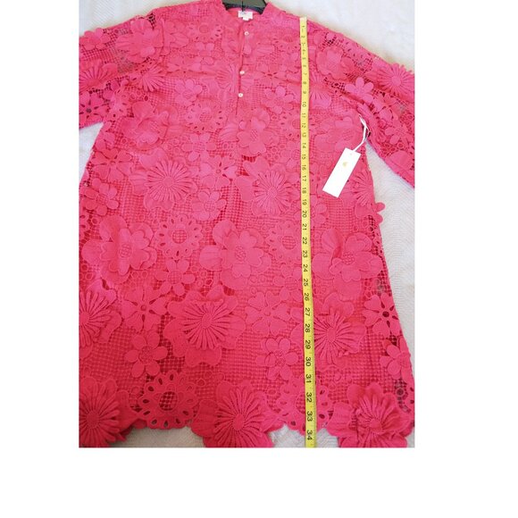 NWT! J.Marie Dress ONLY $59! Retail $168! Seraphina Floral 3D Lace Sz S - Picture 5 of 9